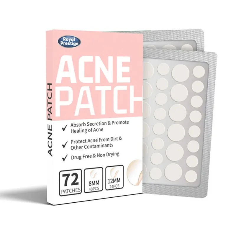 Hydrocolloid Acne Patches - Invisible Spot Treatment for Pimple Removal and Repair